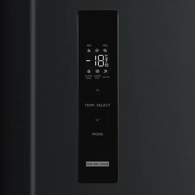 Inventum SKV0178B | Amerikaanse koelkast | Zwart | D