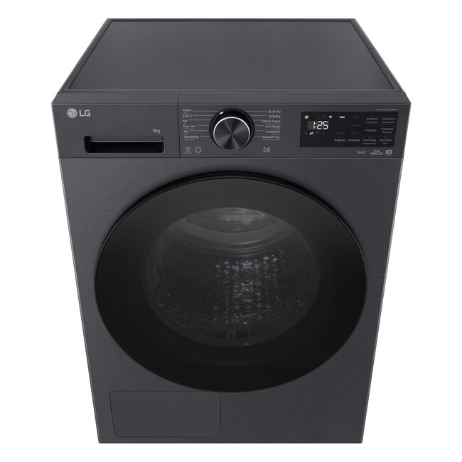LG RHX5009TBB | Warmtepompdroger | Zwart | AI | 9 kg