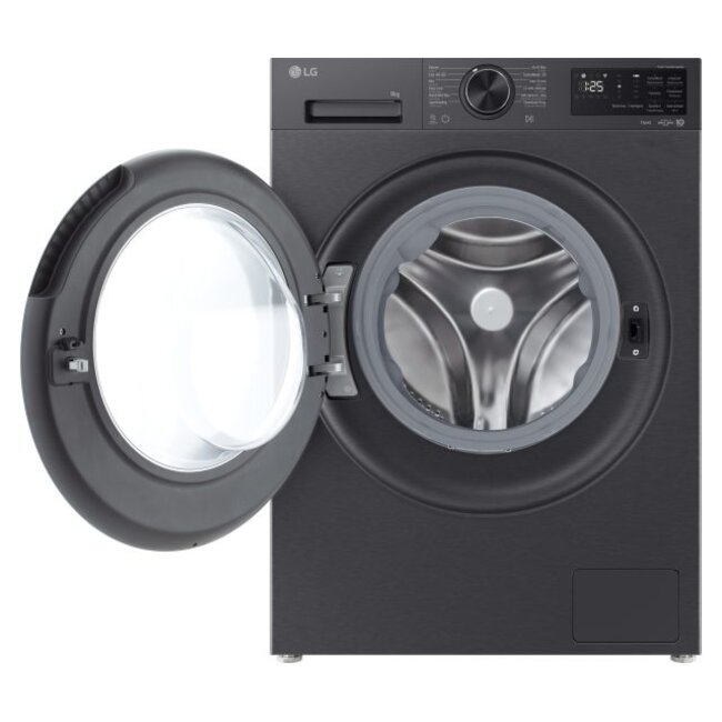 LG F4X5509TBB | Wasmachine | 9 kg | Zwart | AI