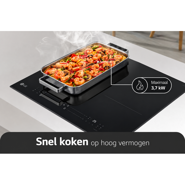 LG CI7Z2437BA | Inductie kookplaat | 60 cm | Flex | Wifi