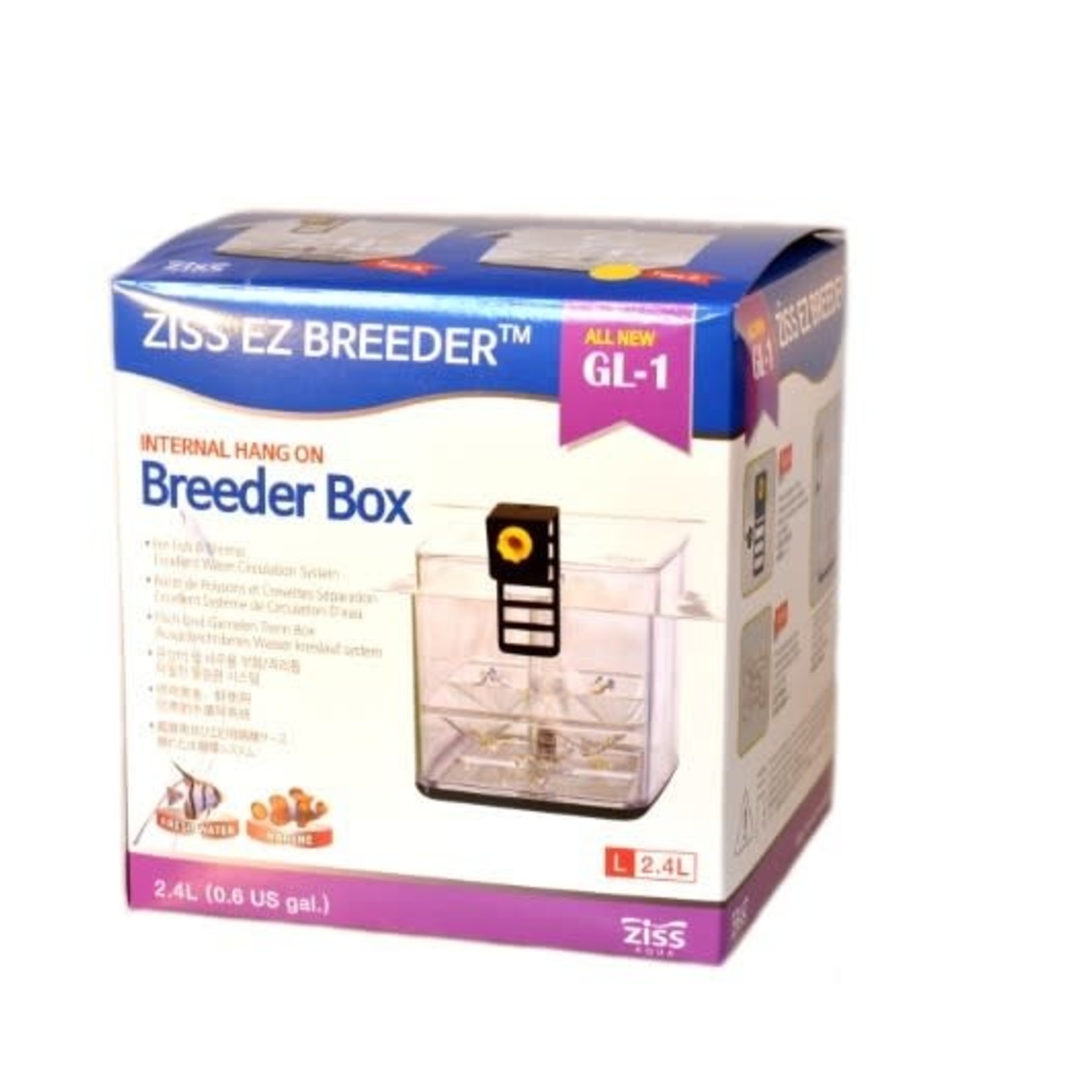 Ziss Breeding box GL-1B - Parfait pour l'élevage de poissons et de crevettes