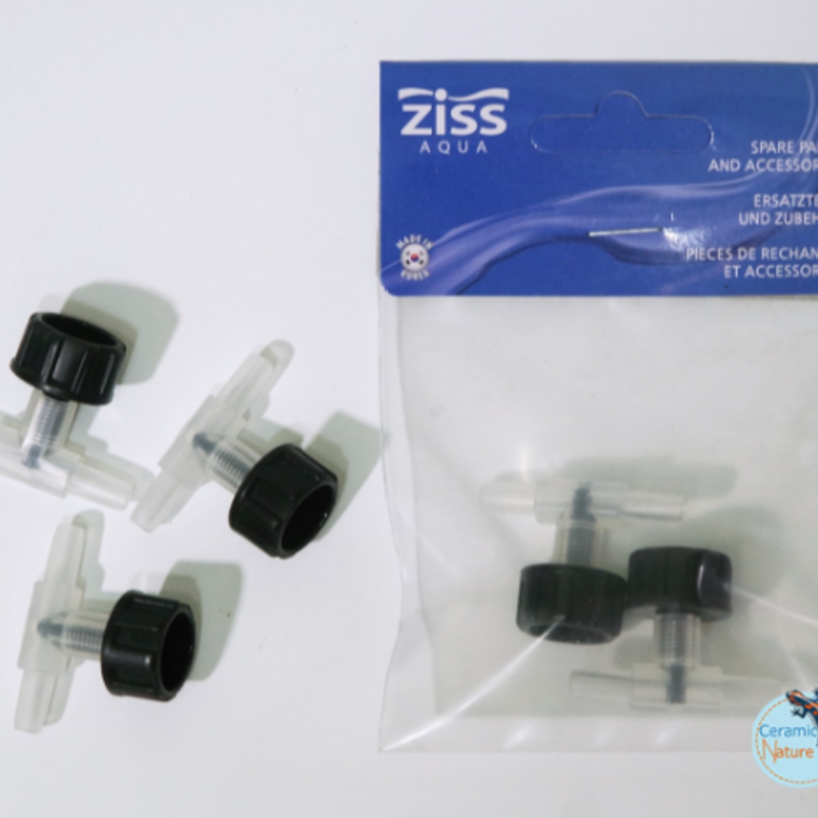 Ziss Robinet air - ZAV-4 - Convient à un tuyau de 4 mm