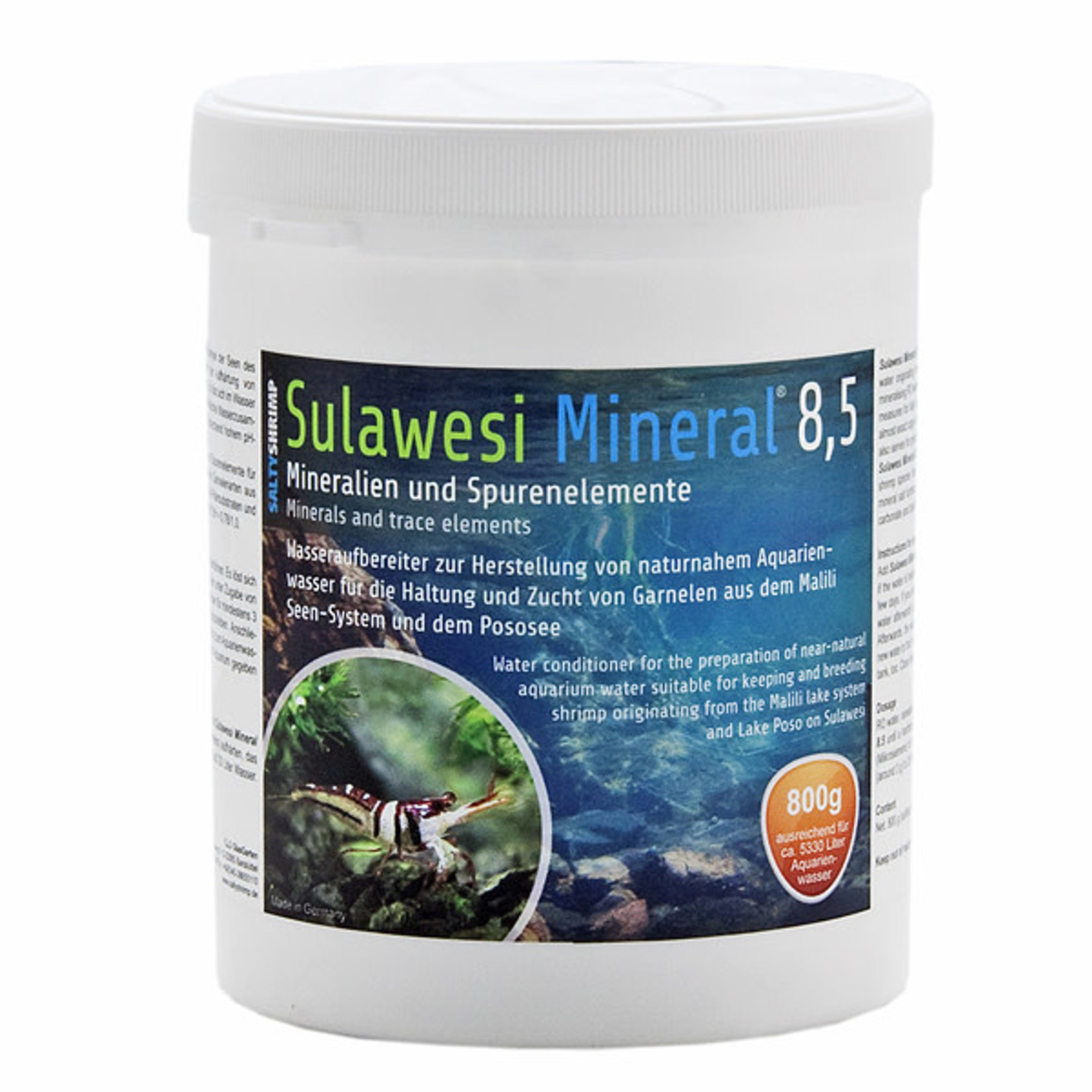Salty Shrimp Sulawesi Mineraal pH8.5 - 110gr - 250gr - 800gr - 2800gr