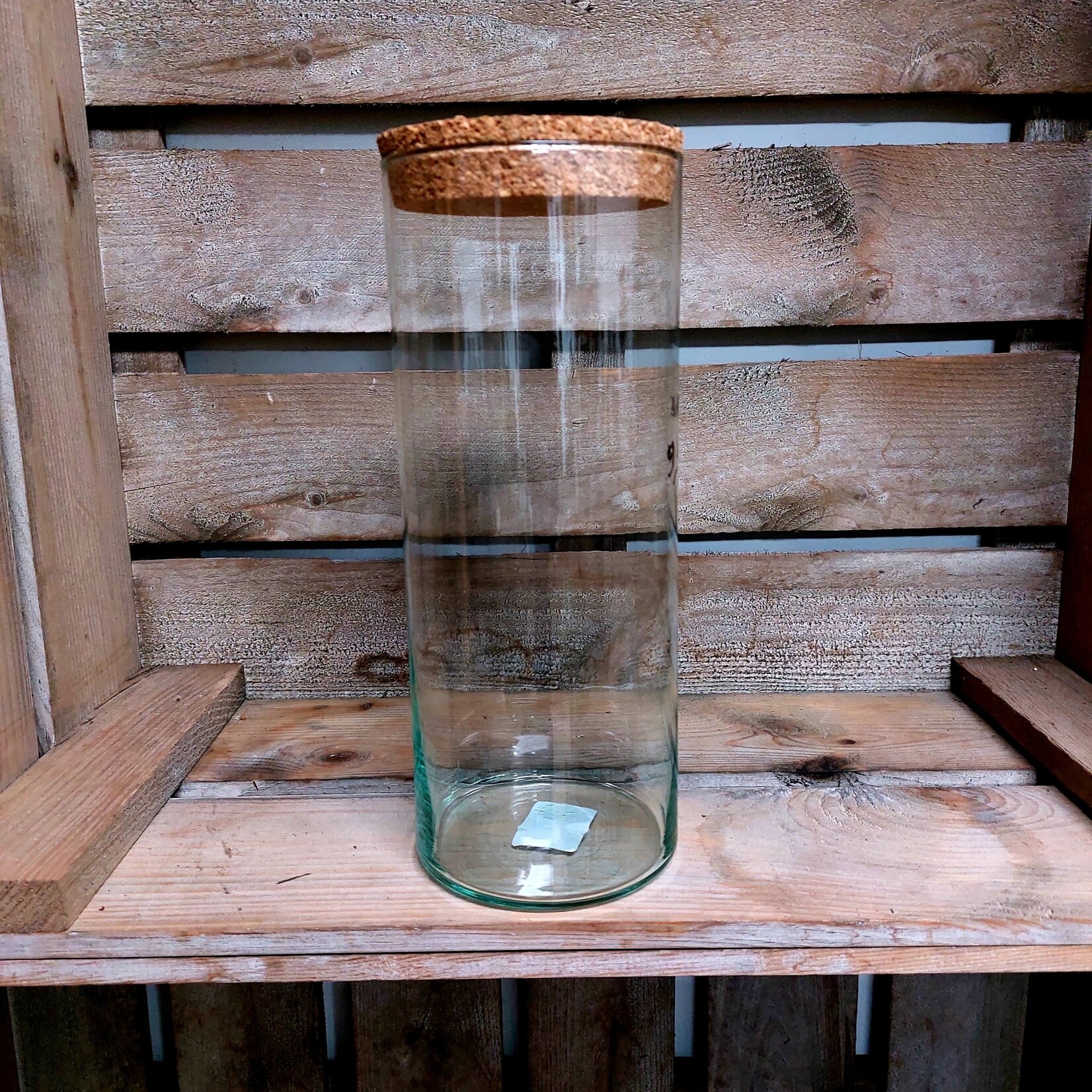 NLS Vase tube Cylindre Aurore + Liège 10x25cm