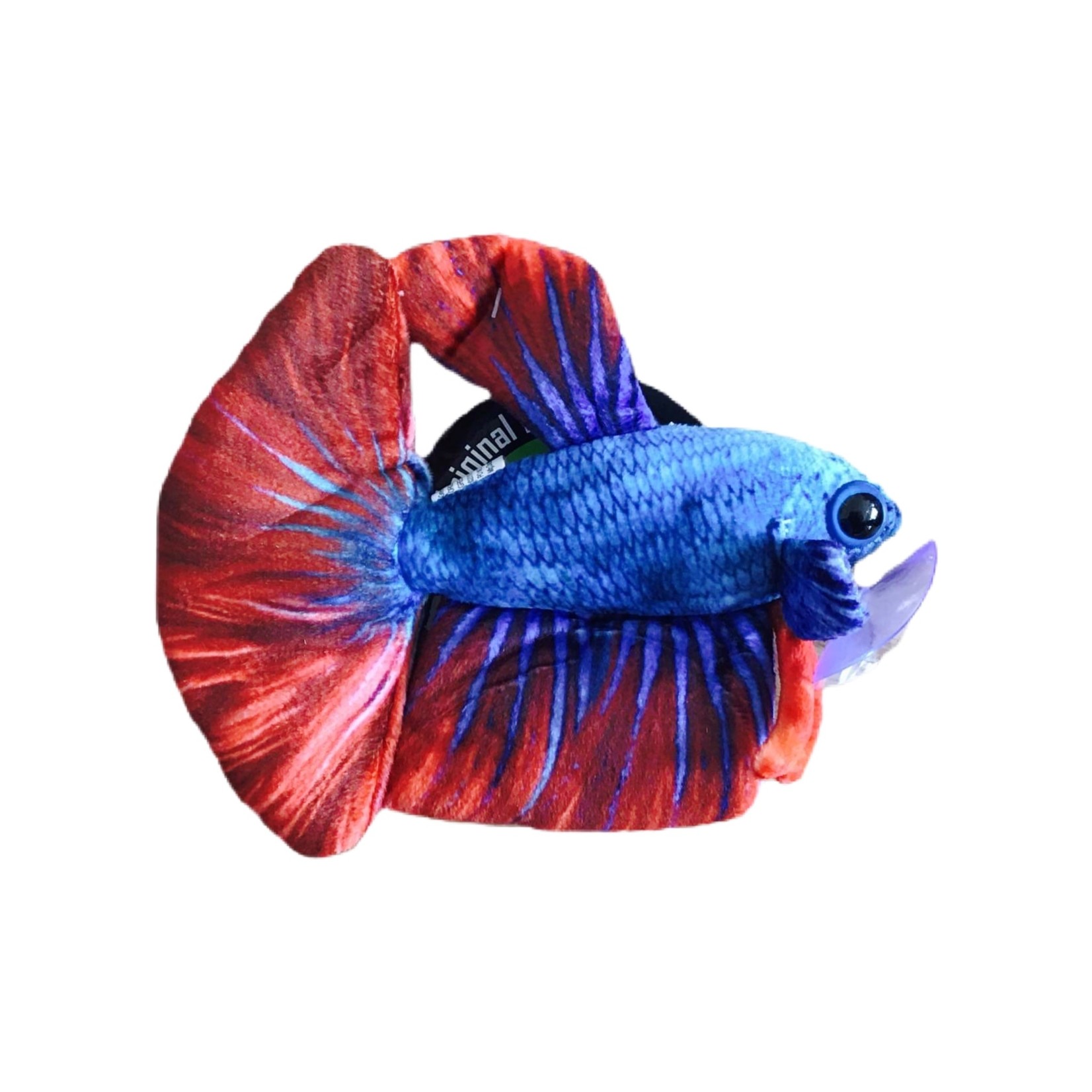 Green Pleco Red Blue Betta Plush - 17x7x14cm