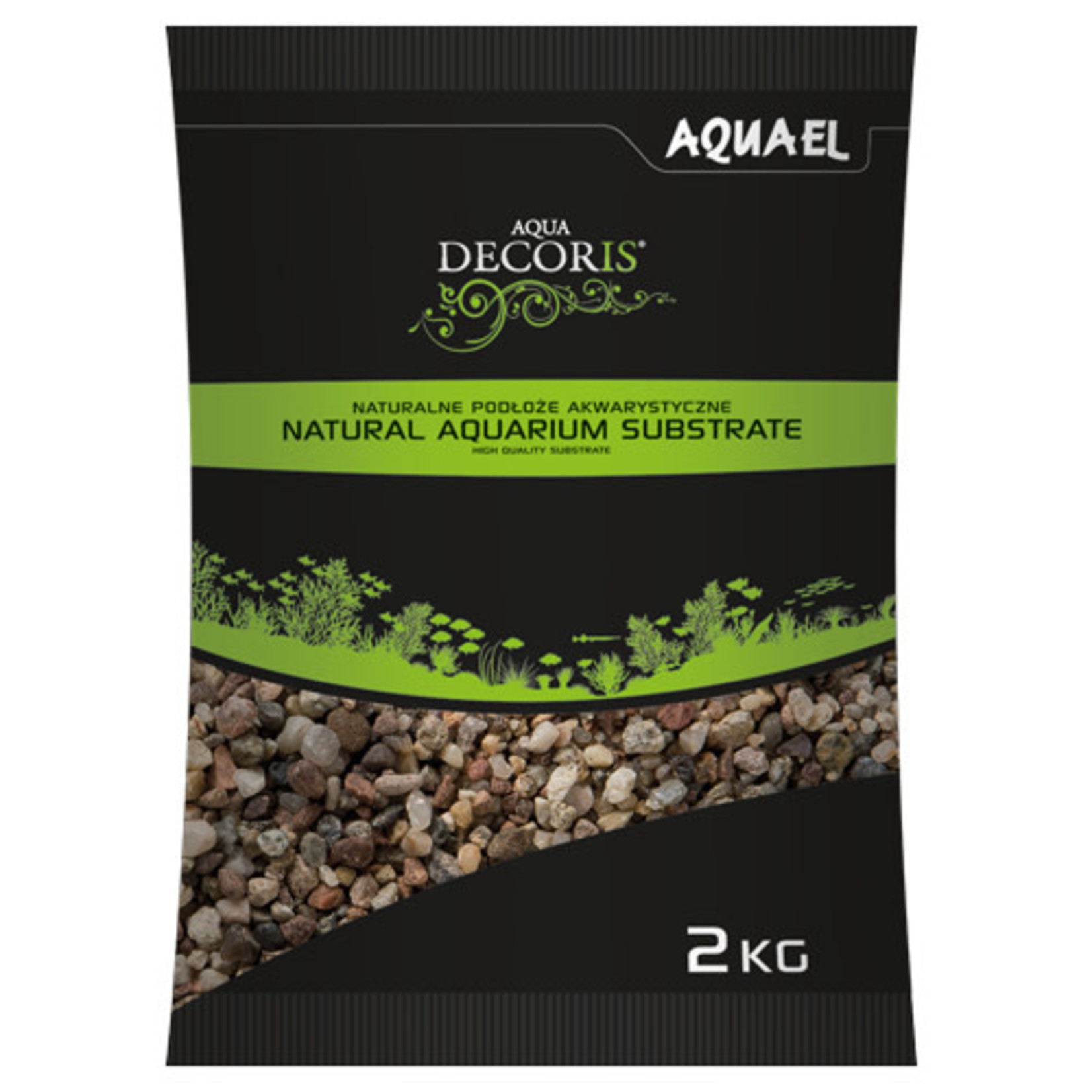 AquaEl NATURAL MULTICOLORED gravel 3-5mm