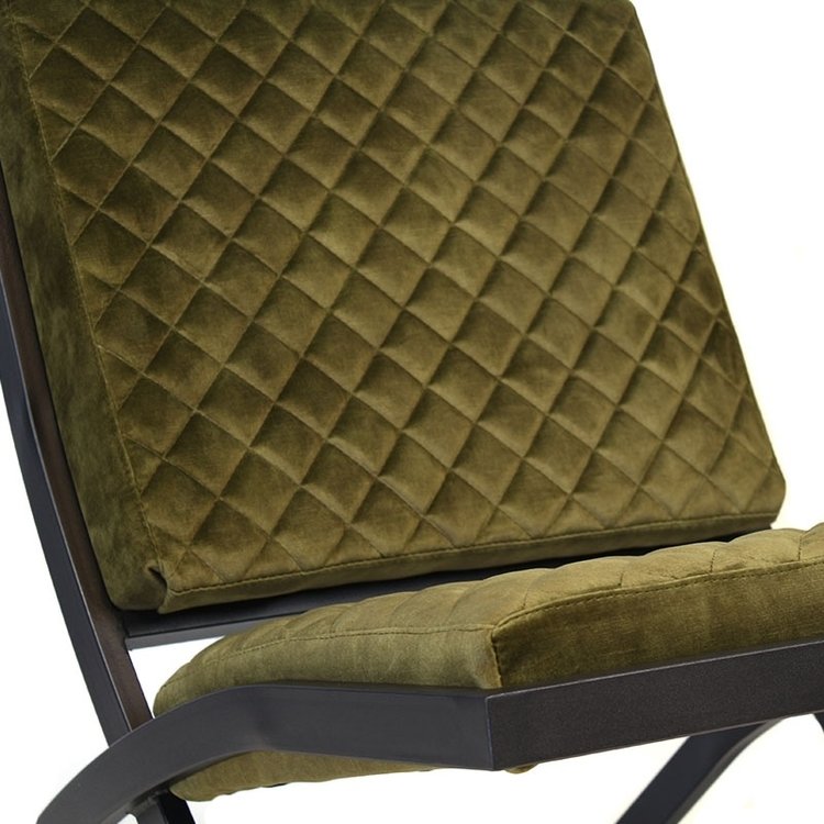 Samt Sessel Madrid Luxury Design grün