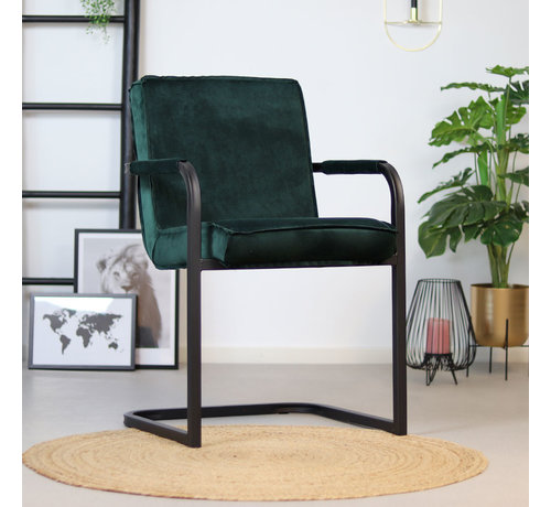 Esszimmerstuhl Samt Chloe Dunkelgrun 2 Tage Lieferzeit Livin24