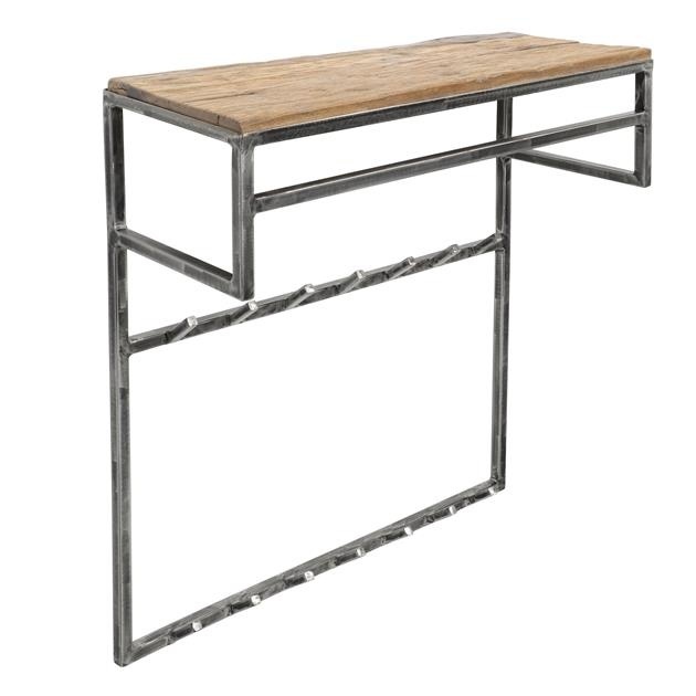 Wandgarderobe Gio Hartholz/Metall 14 Haken - Zahlung auf Rechnung - Livin24