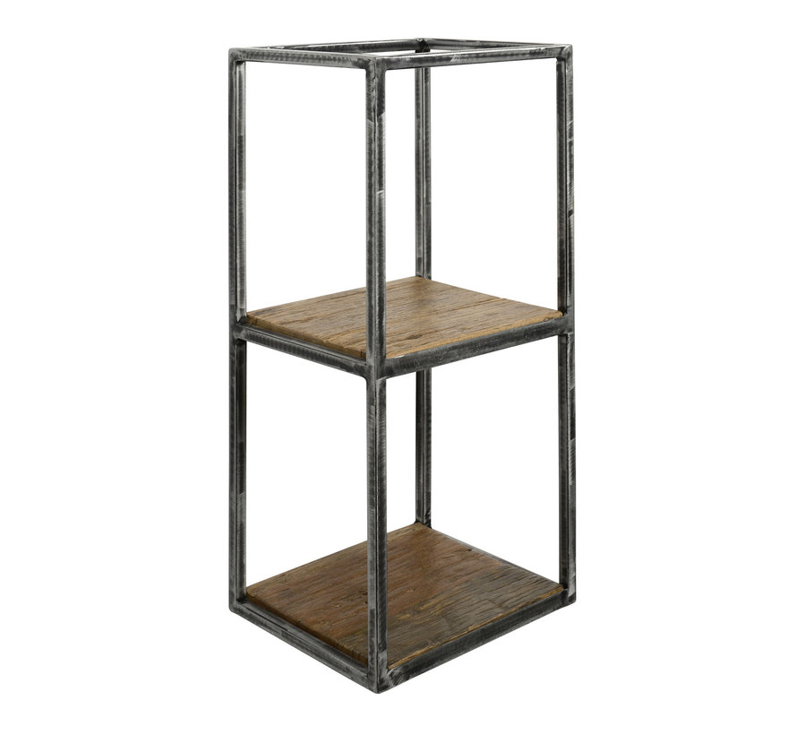 Wandregal Andrew Industrial Hartholz 65cm hoch - 30 Tage Rückgaberecht