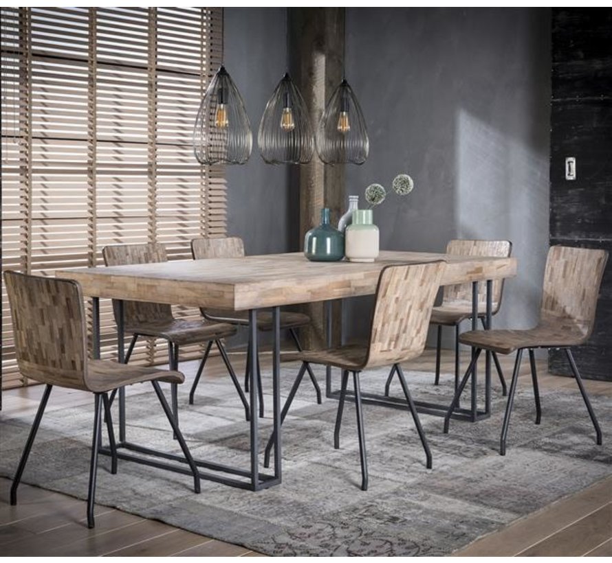 Esszimmertisch Travis Teakholz 200x100 - Gratis Versand! - Livin24