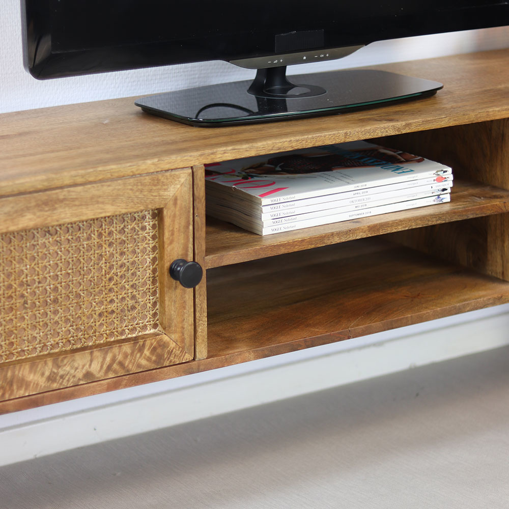 TV-Lowboard Roto Mangoholz 145 cm - Kauf auf Rechnung - Livin24