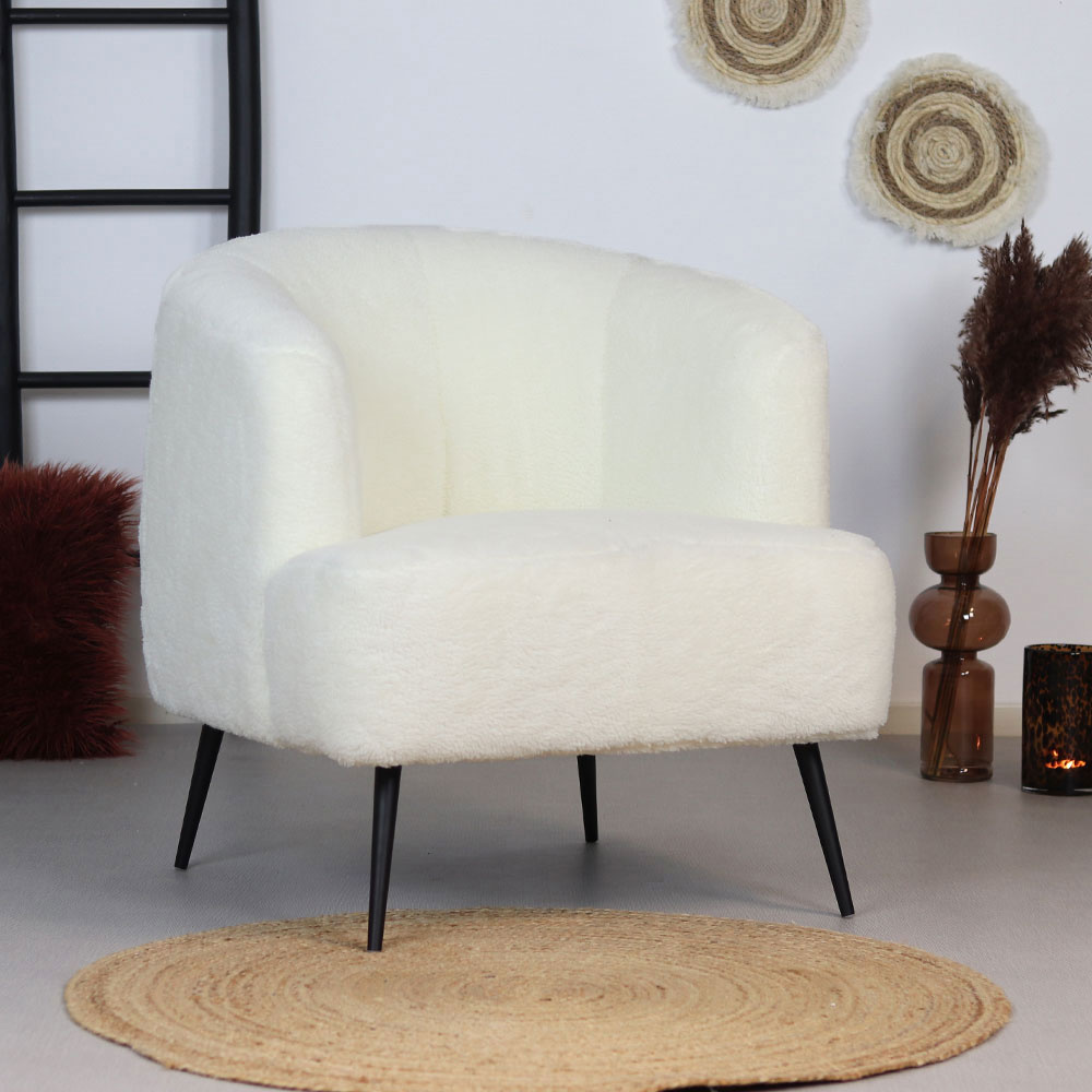 Teddy Sessel Billy modern weiß - Kauf auf Rechnung - Livin24