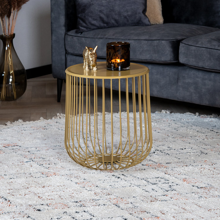 Beistelltisch Tygo Metall Gold