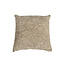 Kissen Feline Chenille Stoff taupe 45x45 cm