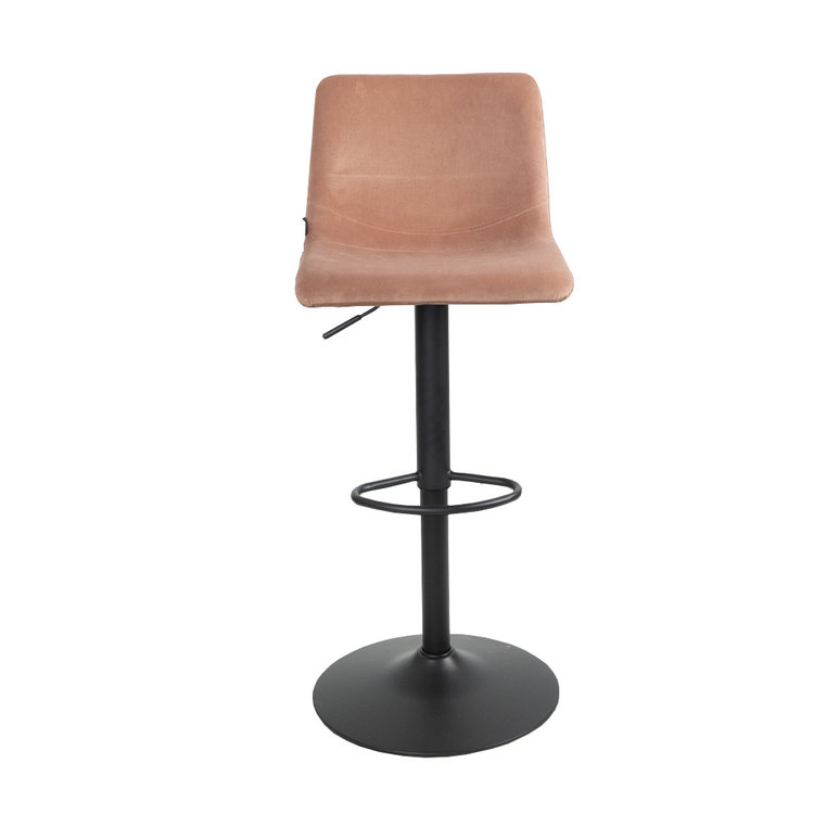 Barhocker Samt Frenkie 60 - 76 cm rosa