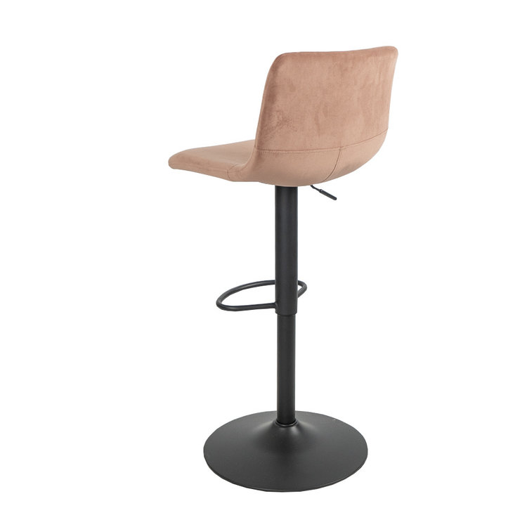 Barhocker Samt Frenkie 60 - 76 cm rosa