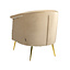 Stillsessel Amy Samt beige