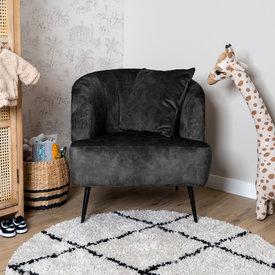 Stillsessel Billy Samt anthrazit