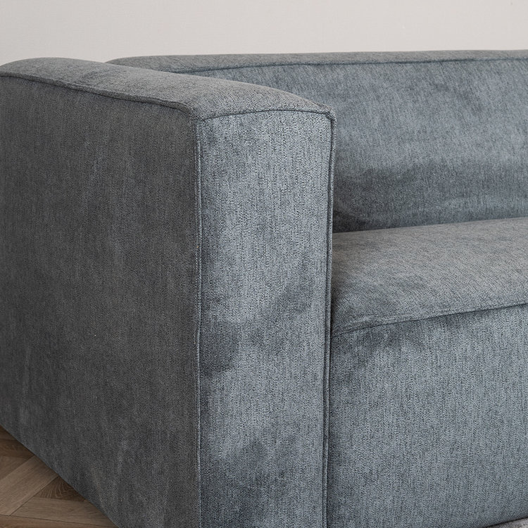 Sofa 3-Sitzer Memphis Stoff anthrazit