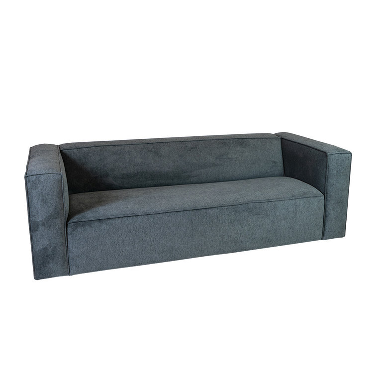 Sofa 3-Sitzer Memphis Stoff anthrazit