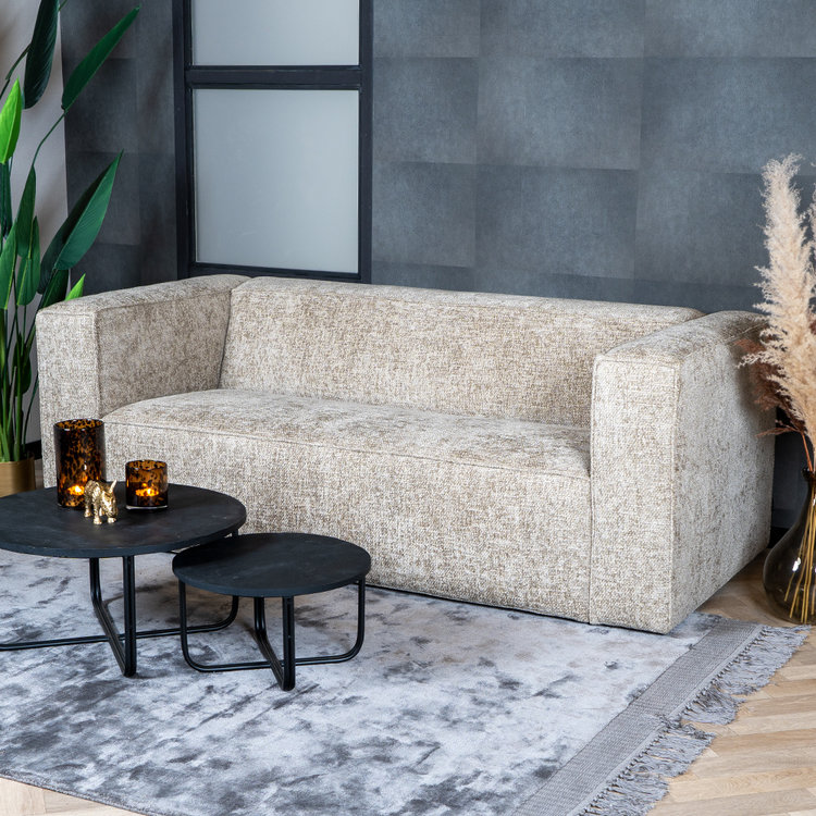 Chenille Sofa Memphis  2,5-Sitzer taupe