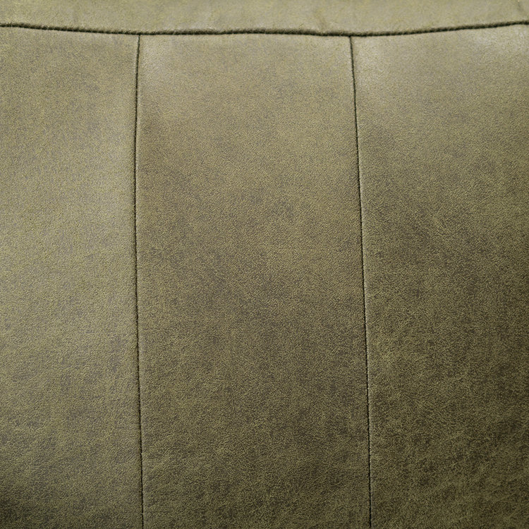 Esszimmerstuhl Mila mit Rollen Eco-Leder olivgrün