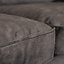Samt Sofa 2-Sitzer Florida anthrazit