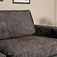Samt Sofa 3-Sitzer Florida anthrazit