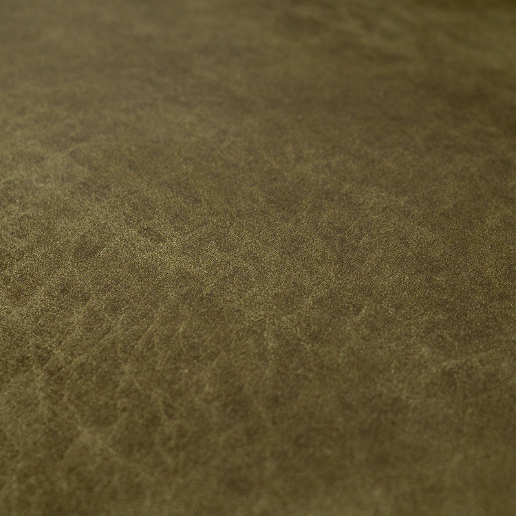 Ecksofa Memphis Eco-Leder olivgrün links