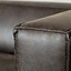Ecksofa Memphis Eco-Leder anthrazit links