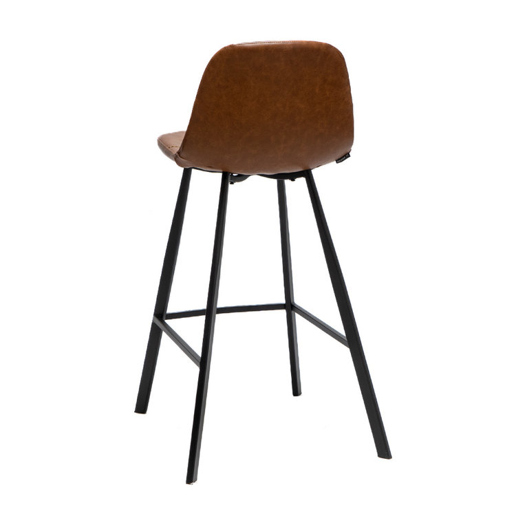 Barhocker Logan Leder cognac 70 cm