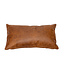 Kissen Kyla Eco-Leder cognac 25x45 cm