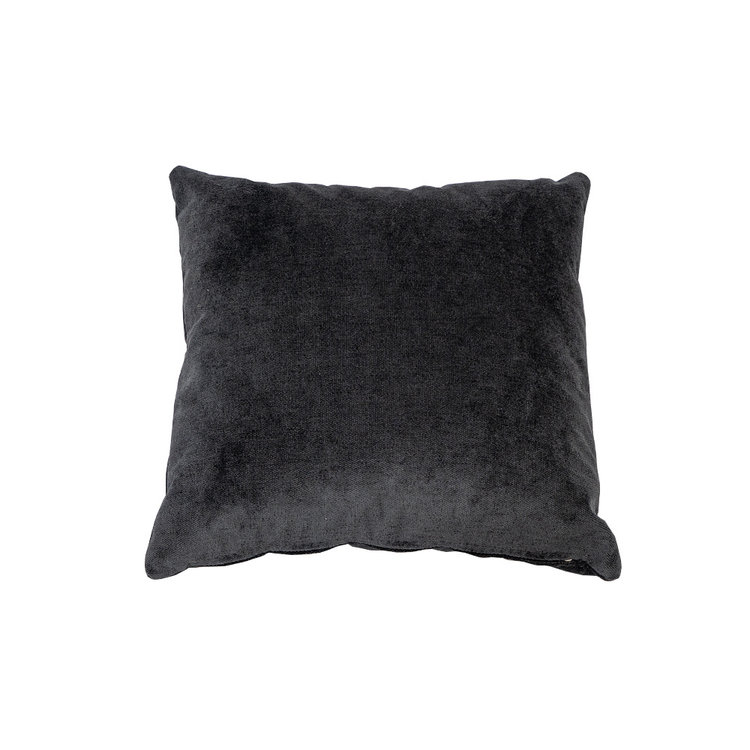 Stoff Kissen Myles schwarz 45x45 cm