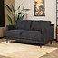 Bouclé Sofa Denver 2,5-Sitzer schwarz