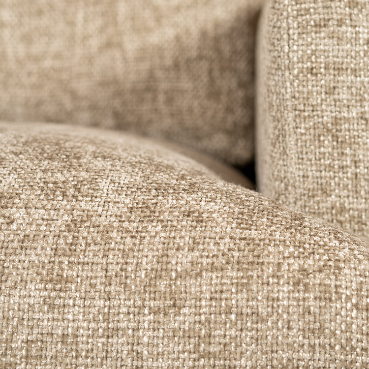 Chenille Sofa Denver 2,5-Sitzer taupe