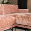 Ecksofa Denver Chenille pink rechts