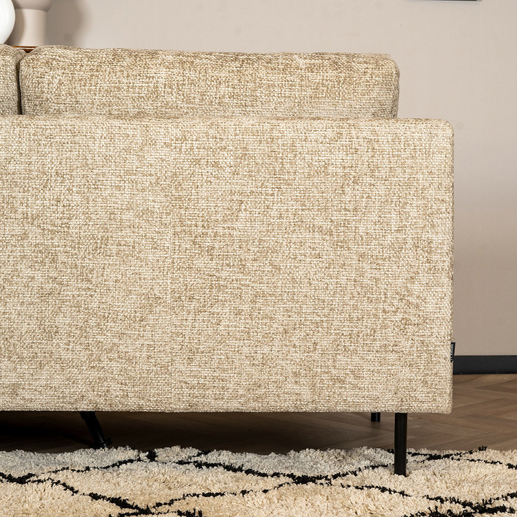 Ecksofa Denver Chenille taupe rechts