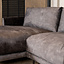 Ecksofa Denver Samt anthrazit links