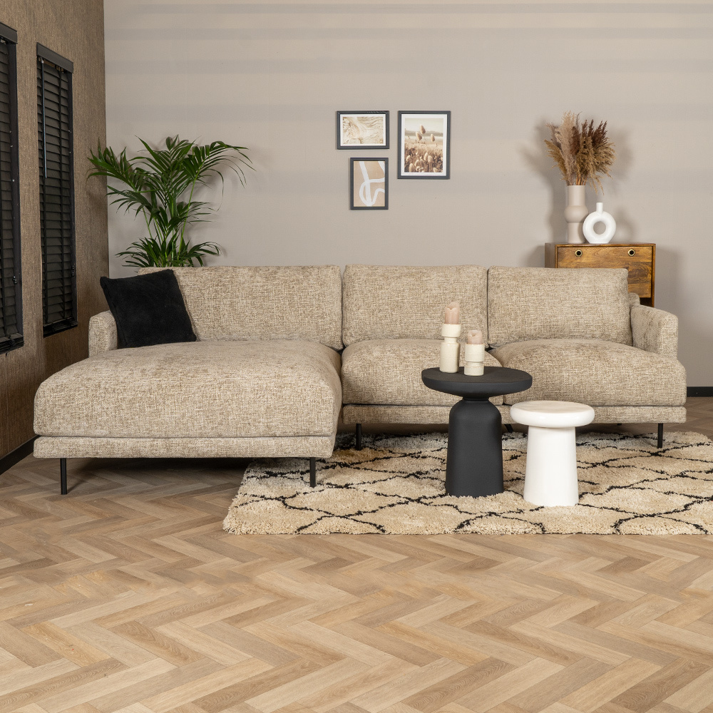 Ecksofa Denver Chenille taupe links