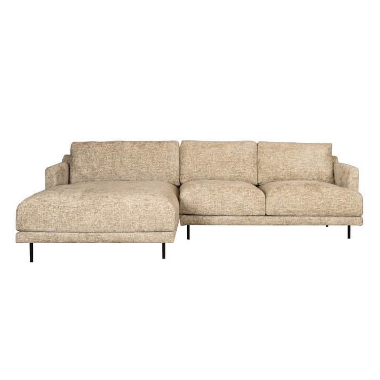 Ecksofa Denver Chenille taupe links