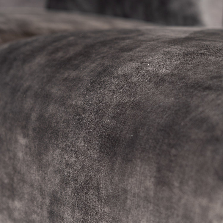 Samt Sofa Denver 2,5-Sitzer anthrazit