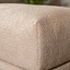 Bouclé Hocker Denver rechteckig beige