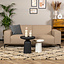 Design Sofa Vegas 2,5-Sitzer Stoff creme