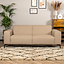 Design Sofa Vegas 2,5-Sitzer Stoff creme