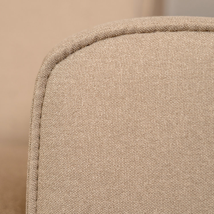 Design Sofa Vegas 2,5-Sitzer Stoff creme