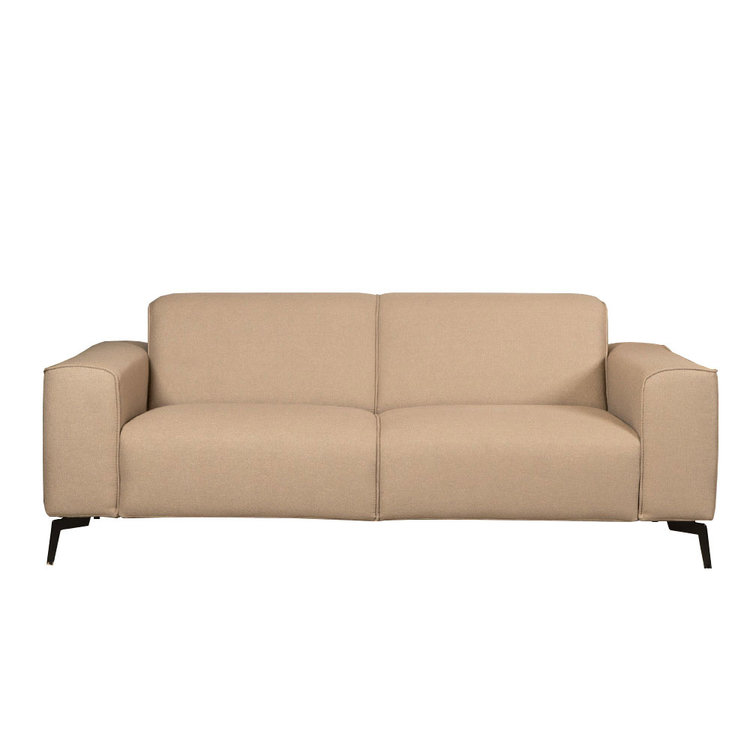 Design Sofa Vegas 2,5-Sitzer Stoff creme
