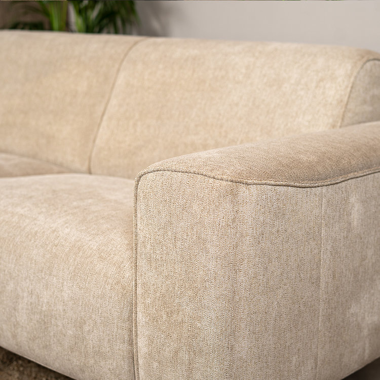 Design Sofa Vegas 2,5-Sitzer Stoff taupe