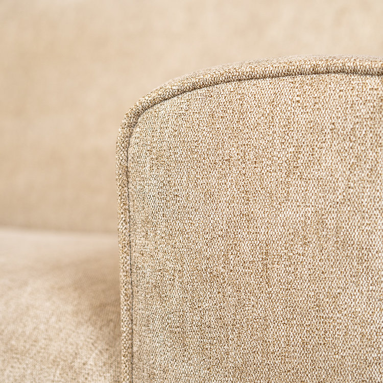 Design Sofa Vegas 2,5-Sitzer Stoff taupe