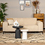 Bouclé Sofa Vegas 2,5-Sitzer beige